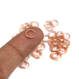 100 Gm Brass Jump Rings Copper 7mm
