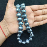 1 String 12x15mm Shell Pearls Oval Beads