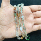 1 String 5-8mm Indian Agate Semi-precious Gemstone Pebble Tumbledstone Nugget Beads