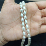 1 String 6x9mm Shell Pearls Drop Beads