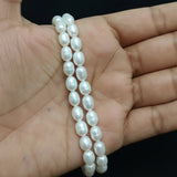 1 String 5x7mm AAA Quality Freshwater Natural Cultured Pearls