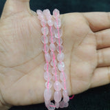 1 String 5-8mm Rose Quartz Semi-precious Gemstone Pebble Tumbledstone Nugget Beads