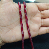 1 String 2x4mm Plain Zed Stone Beads