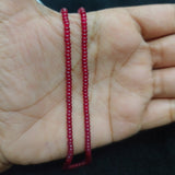 1 String 2x3mm Plain Zed Stone Beads