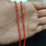 1 String 3mm Cubic Zircon Micro Faceted Beads Diamond Cut CZ Beads