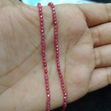 1 String 2mm Cubic Zircon Micro Faceted Beads Diamond Cut CZ Beads