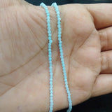 1 String 2mm Cubic Zircon Micro Faceted Beads Diamond Cut CZ Beads