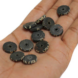 100 Pcs Donut Bone Beads 11mm