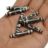 25 Pcs Bone Beads 1.5 Inch Tube