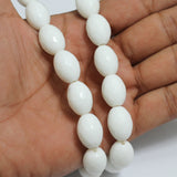 17x12 mm Faceted Glass Oval Beads