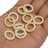 20 Pearl Ring White 18mm