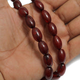 22 Acrylic Oval Beads Enamel finish 16x10 mm