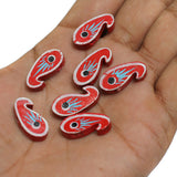 20 Pcs, Wooden Colored Carry Beads