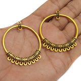 10 Pcs German Silver Earring Components 2 Inch