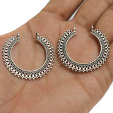 10 Pcs German Silver Earring Components 1.5 Inch