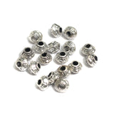 50Gm German Silver Beads 5x7mm