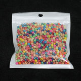 100Gm Glass Seed Beads Opaque Multicolor 6`0
