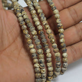 5 Strings 5mm Marble Round Beads