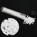 240 Pcs, 5mm Preciosa Seed Beads Opaque White, Size 4'0