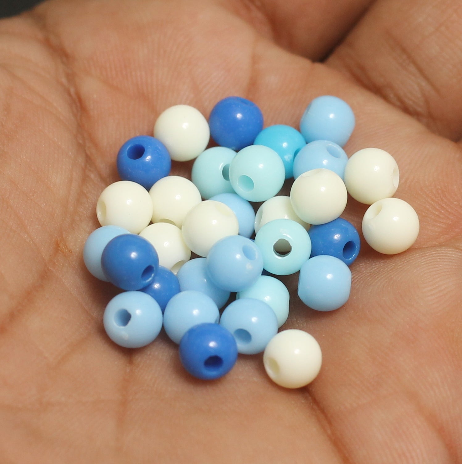 500 Pcs, 6mm Acrylic Round Beads