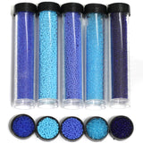 5 Colors Preciosa Seed Beads Combo Blue 11`0