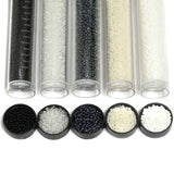 5 Colors Preciosa Seed Beads Combo White 11`0