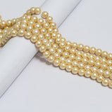 1 String 8mm Glass Pearl Beads