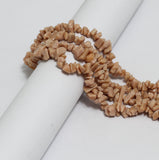 Glass Chips Strings Peach