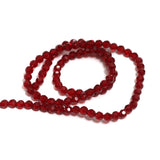 4mm Crystal Faceted Football Beads