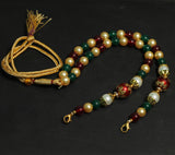 Designer Meenakari Beaded Necklace Dori Multi