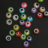 8mm Acrylic Evil Eye Round Beads MultiColor