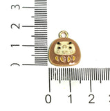 17X15mm Owl Meenakari Peach Color Charms