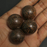 25mm Palm Color Wooden Round Beads