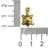 10X18mm German Silver Tortoise Charms