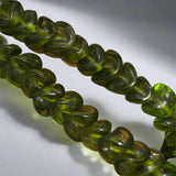 1 string 12mm Twisty Glass Beads