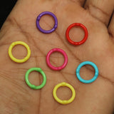 100 Pcs 14mm Assorted Ring Spacer Acrylic Beads
