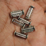 20 Pcs, 16x8mm German Silver Spacer Beads