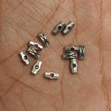 50 Pcs,7x2mm German Silver Beads