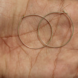 1.25 Inches Earring Hoops Golden