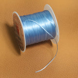 0.5mm Colored Flat Elastic Thread Sky Blue