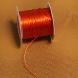0.5mm Colored Flat  Elastic Thread Orange