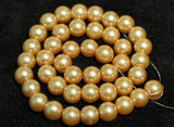 10mm Glass Pearl Round Beads