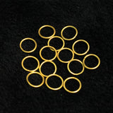 100 Pcs 10mm Close Jump Rings Golden