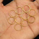 100 Pcs 14mm Close Jump Rings Golden