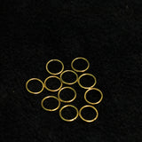 100 Pcs 9mm Close Jump Rings Golden
