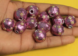 20 Pcs. Lac RONDELLE Beads Pink 16mm