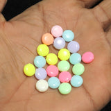 100 Pcs 8mm Acrylic Assorted Chips Beads
