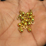 50 Pcs German Silver Charms Golden 10x5mm