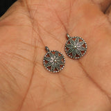 German Silver Charms  12mm