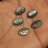 10 Pcs German Silver Spacer Beads, Size-14x9mm